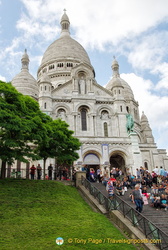 Sacré-Coeur Basilica on the summit of Montmartre - Mount of Martyrs